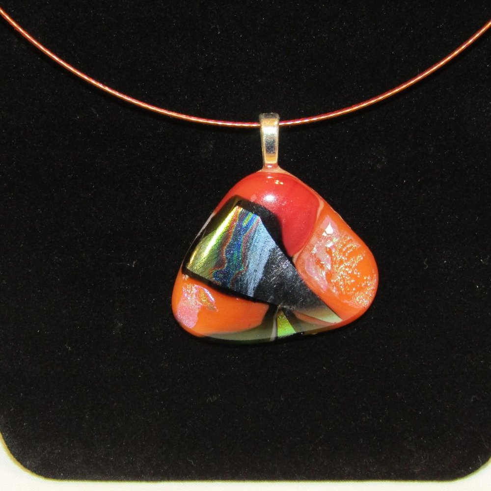 Dichroic Pendant Necklace